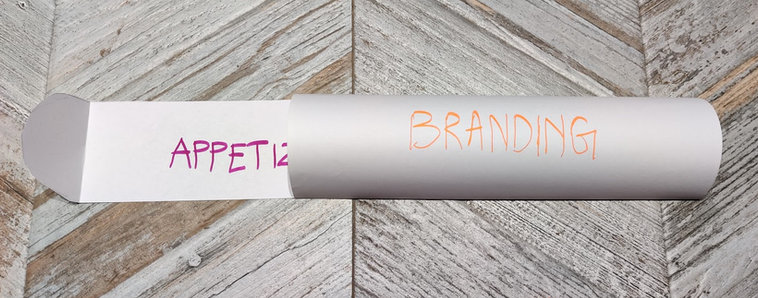 Rolled sleeve with branding