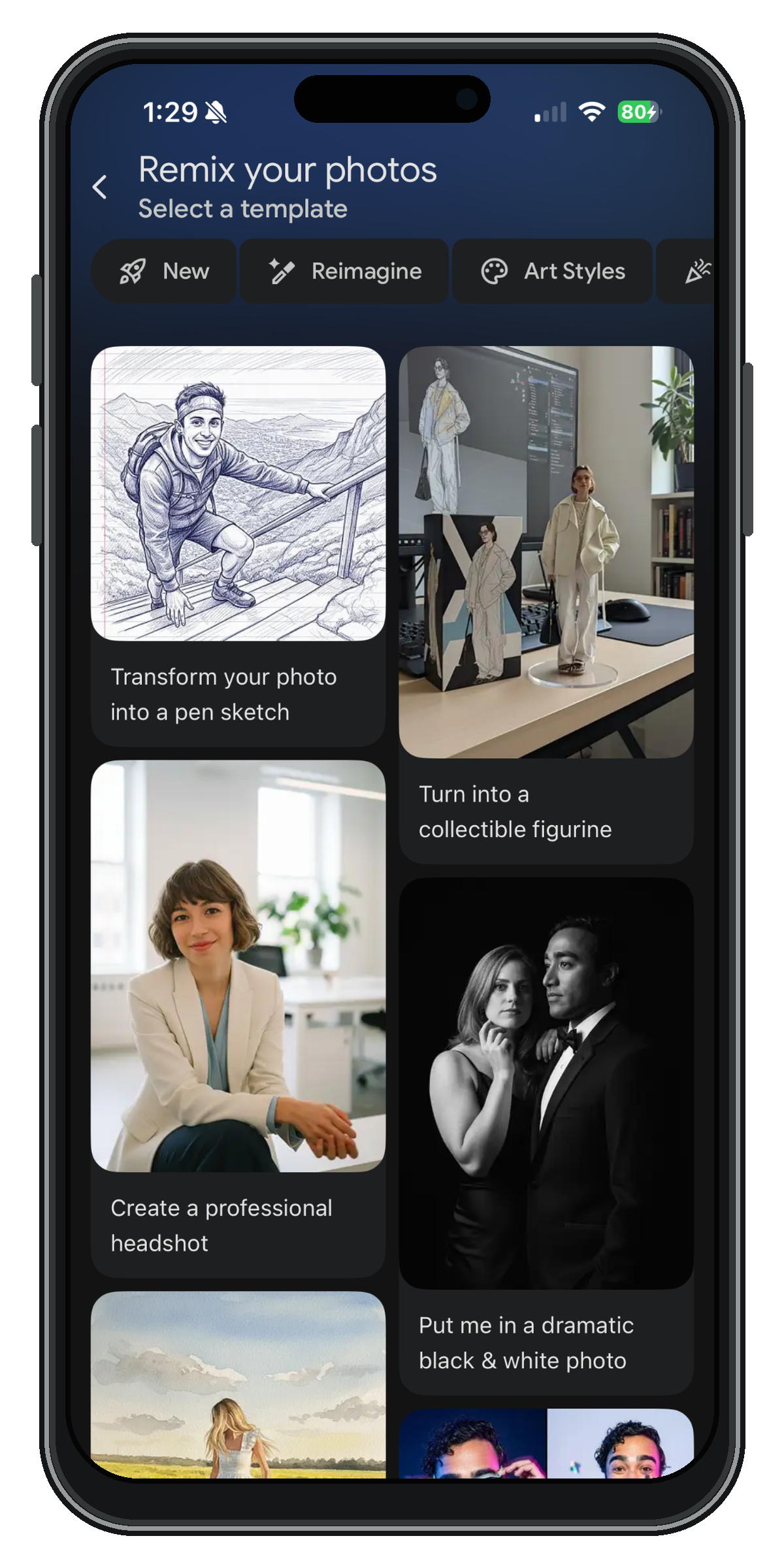 Google Photos Remix templates